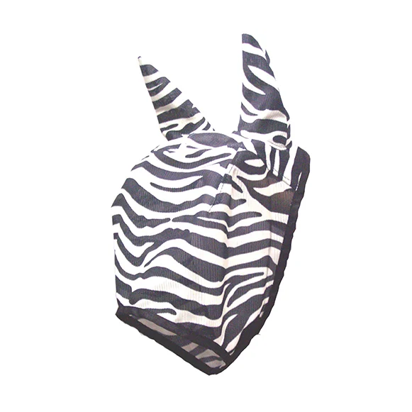 Zebra Print Horse Fly Mask