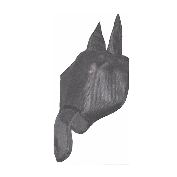 Black Horse Fly Mask