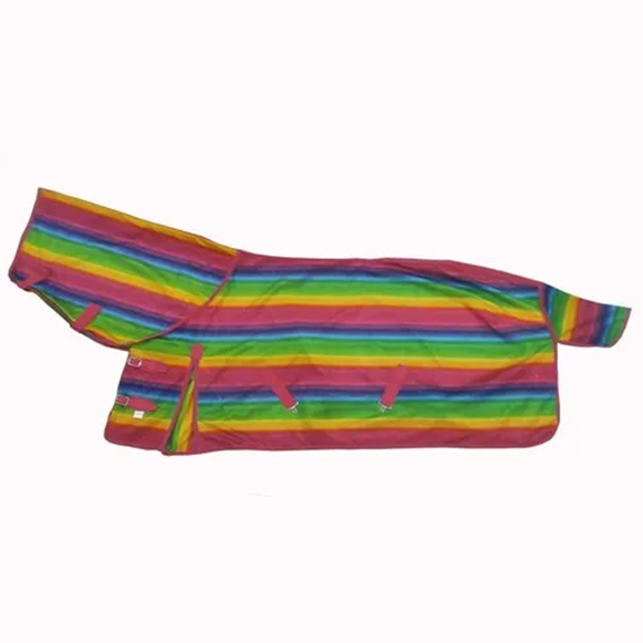 Multi Colour Stripe Print Fly Combo Rug